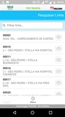 TEU Ônibus android App screenshot 3